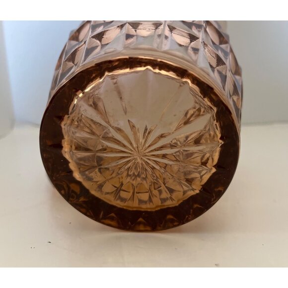 Jeannette Windsor Diamond Pink Depression Glass Pitcher - Picture 5 of 6